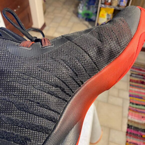 Nike Jordan Super Fly 5 Men Red Black Infrared Bred Shoes size 12 - Picture 8 of 12